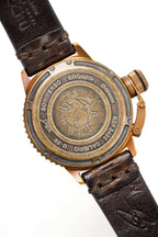 U-Boat Men’s Watch 46mm Sommerso Bronze Diver Black