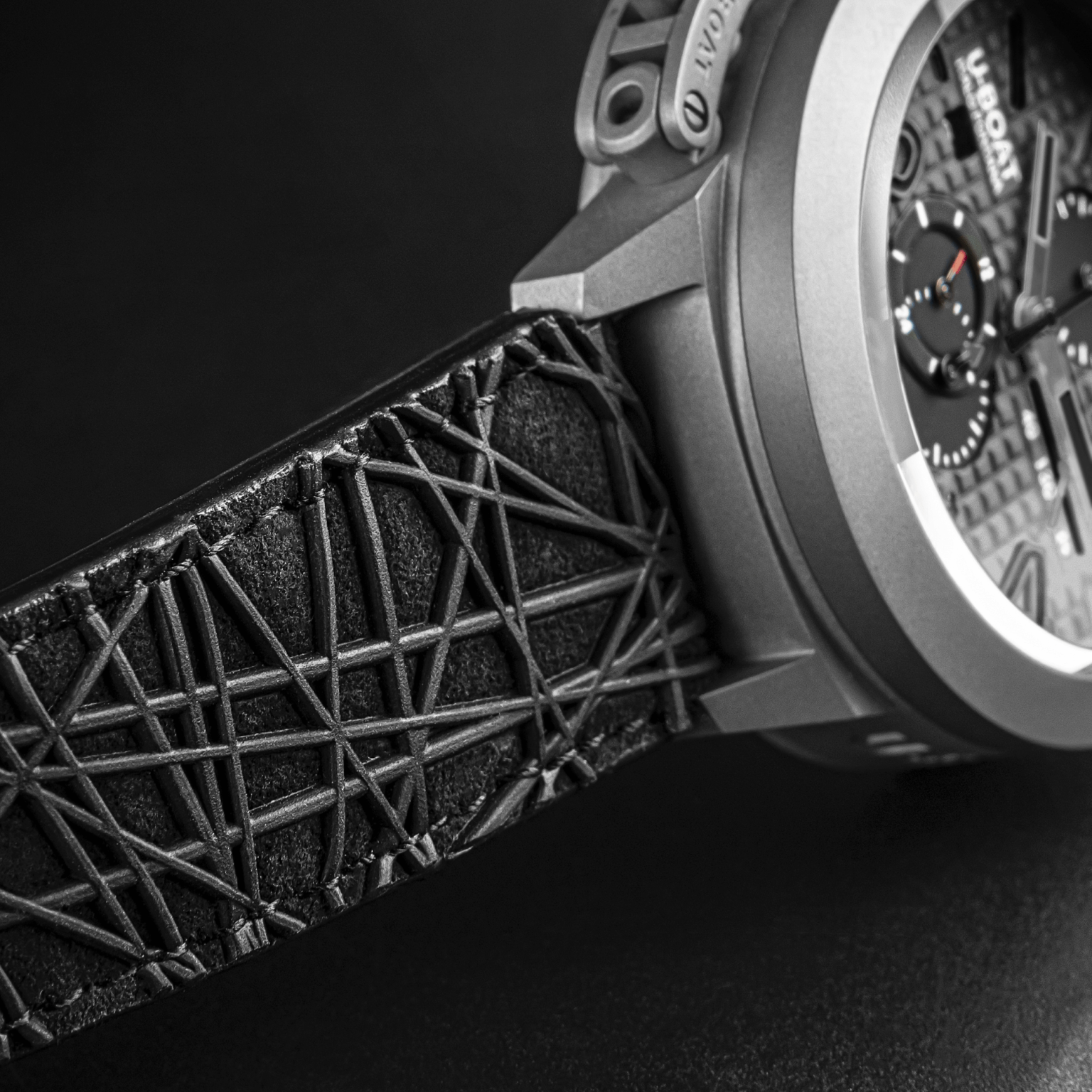 U-Boat Men’s Watch 45mm Classico Titanium Tungsten Chronograph Grey