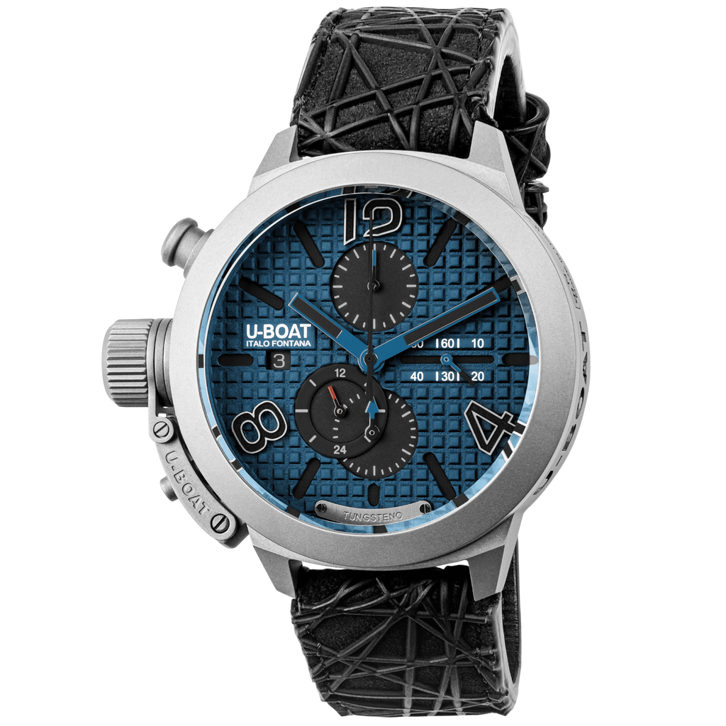 U-Boat Classico 45 Titanium Tungsten Chronograph Men’s Blue Watch