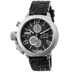 U-Boat Men’s Watch 45mm Classico Titanium Tungsten Chronograph Black