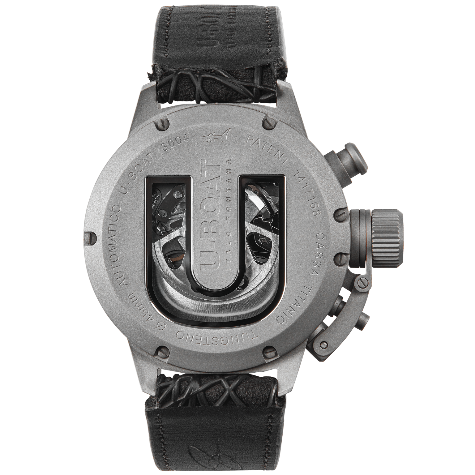 U-Boat Classico 45 Titanium Tungsten Chronograph Men’s Black Watch