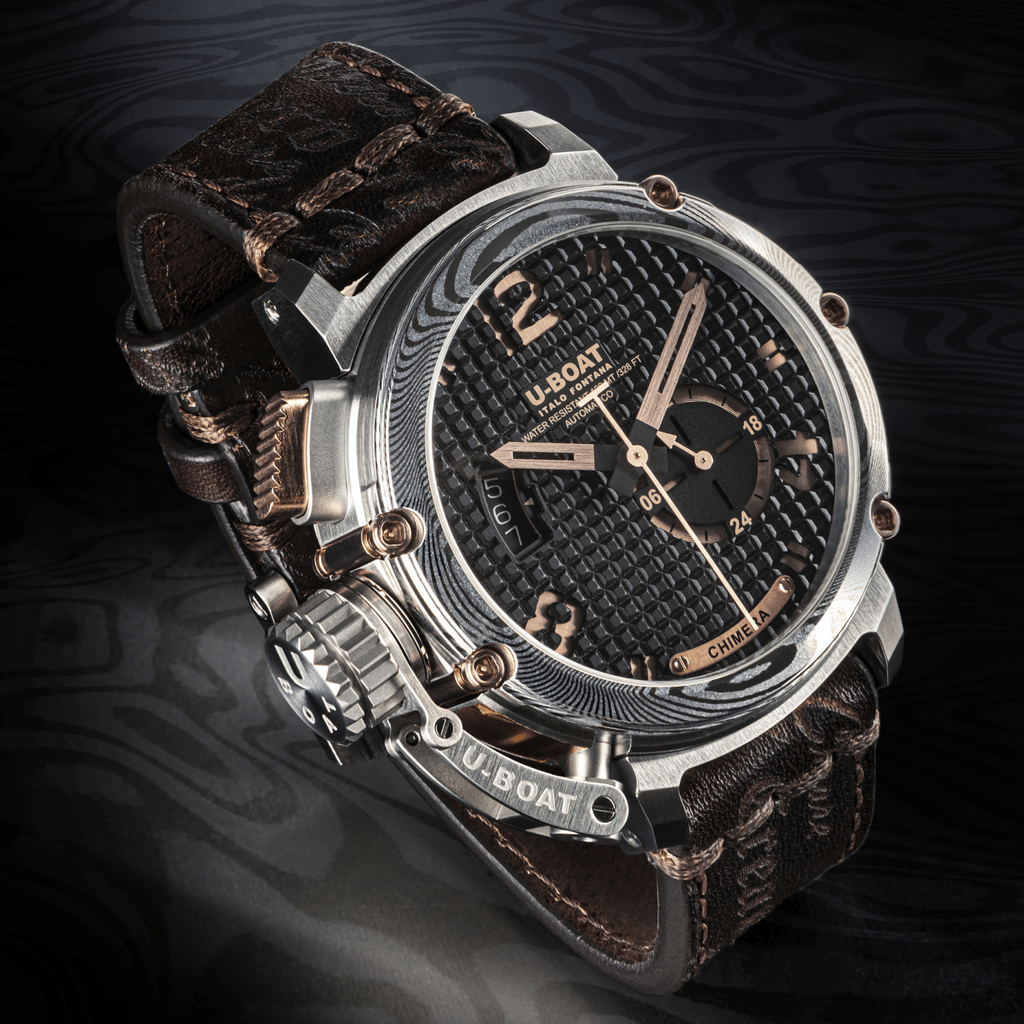 U-Boat Chimera Damascus Bronze Men’s Black Watch