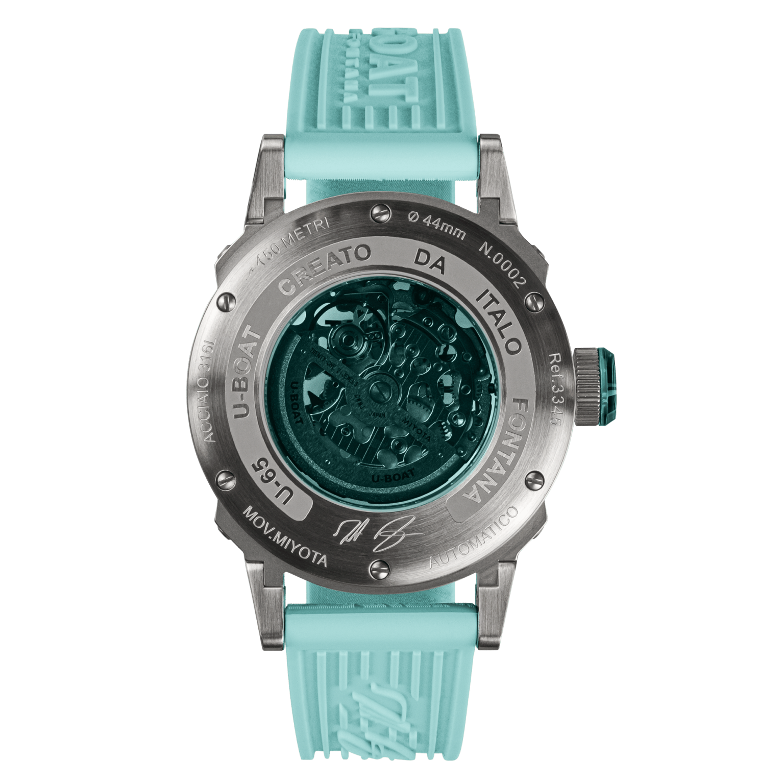 U-Boat U-65 Automatic Men's Turquoise Watch