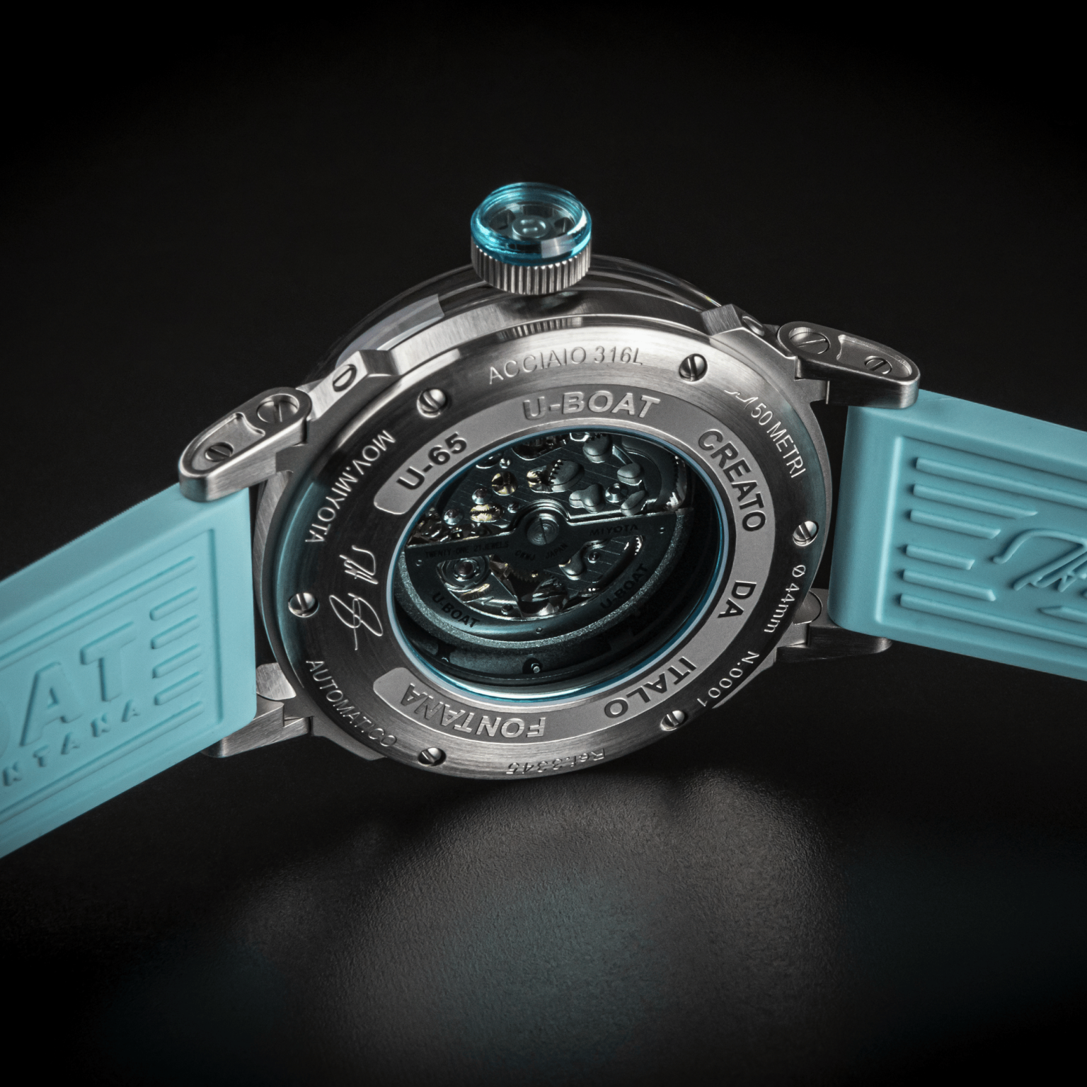 U-Boat U-65 Automatic Men's Turquoise Watch