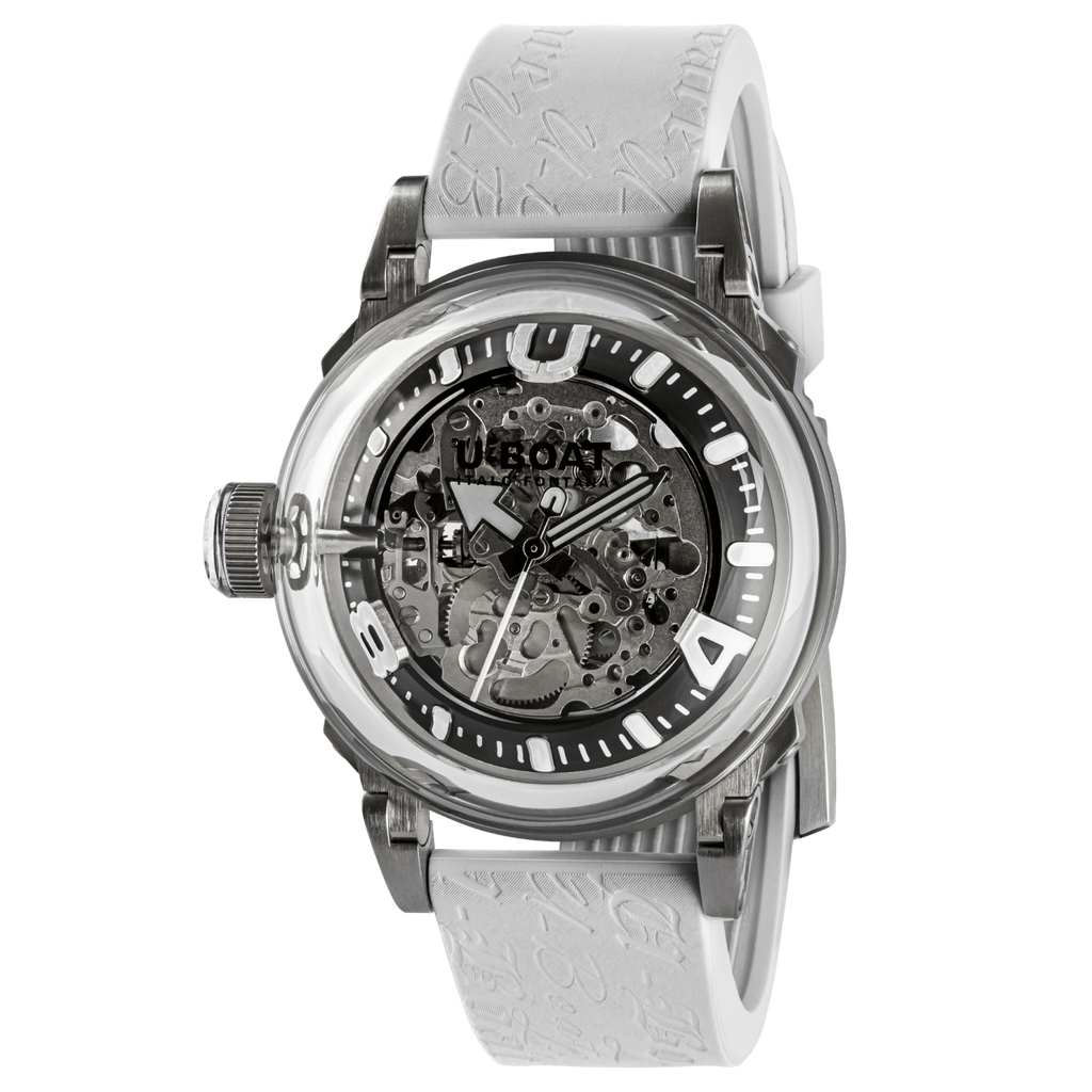 U-Boat Men's Watch 44mm U-65 Automatic White