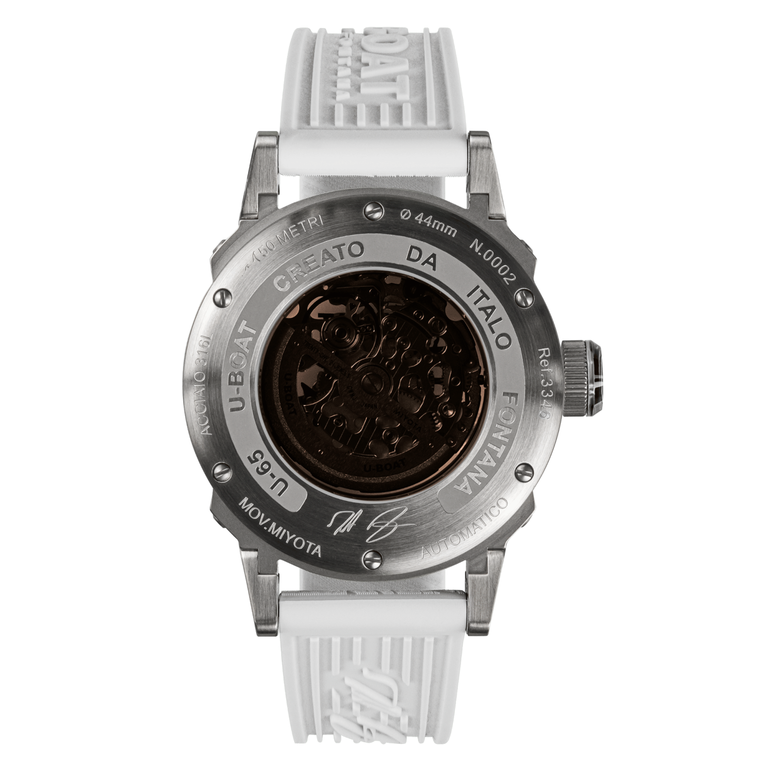 U-Boat U-65 Automatic Men's White Watch