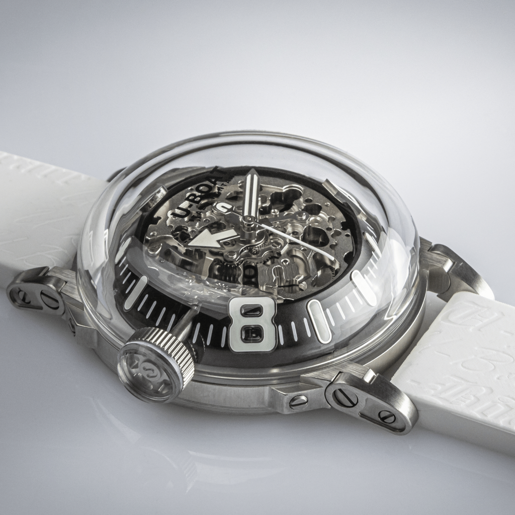 U-Boat Men's Watch 44mm U-65 Automatic White