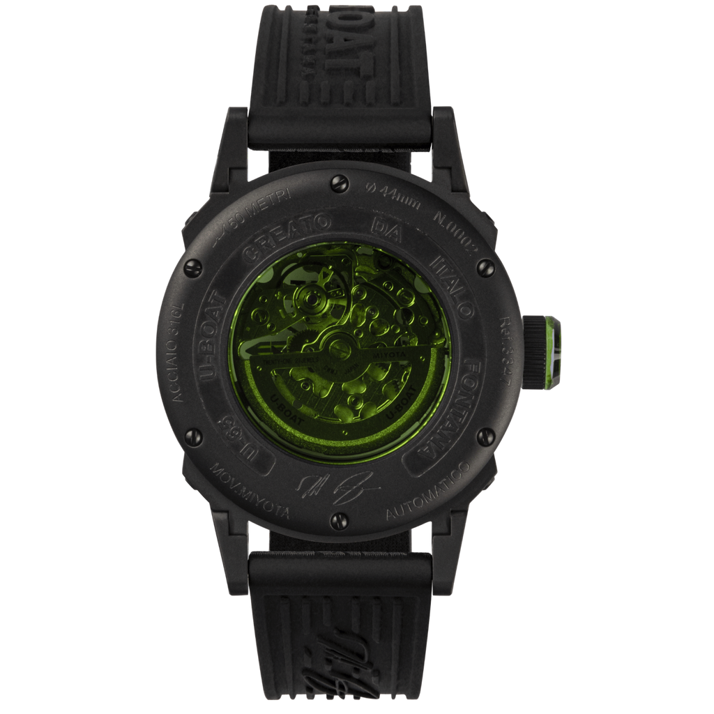 U-Boat U-65 Automatic Men's Black Green Watch