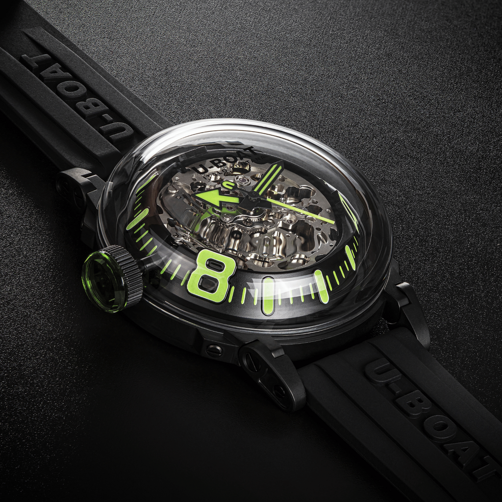 U-Boat U-65 Automatic Men's Black Green Watch