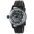 U-Boat U-65 Automatic Black Turquoise Skeleton Watch
