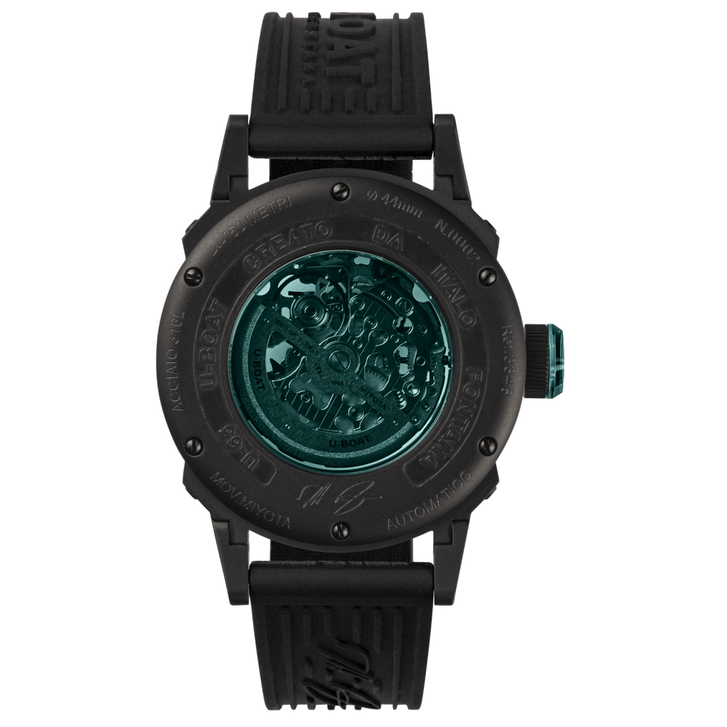 U-Boat Men’s Watch 44mm U-65 Automatic Skeleton Turquoise