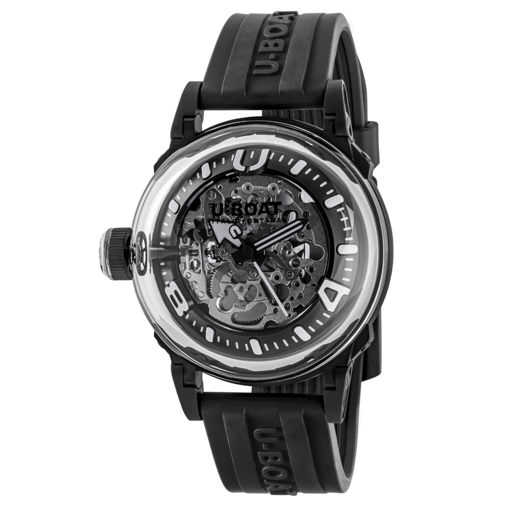 U-Boat U-65 Automatic Skeleton Men's White Watch