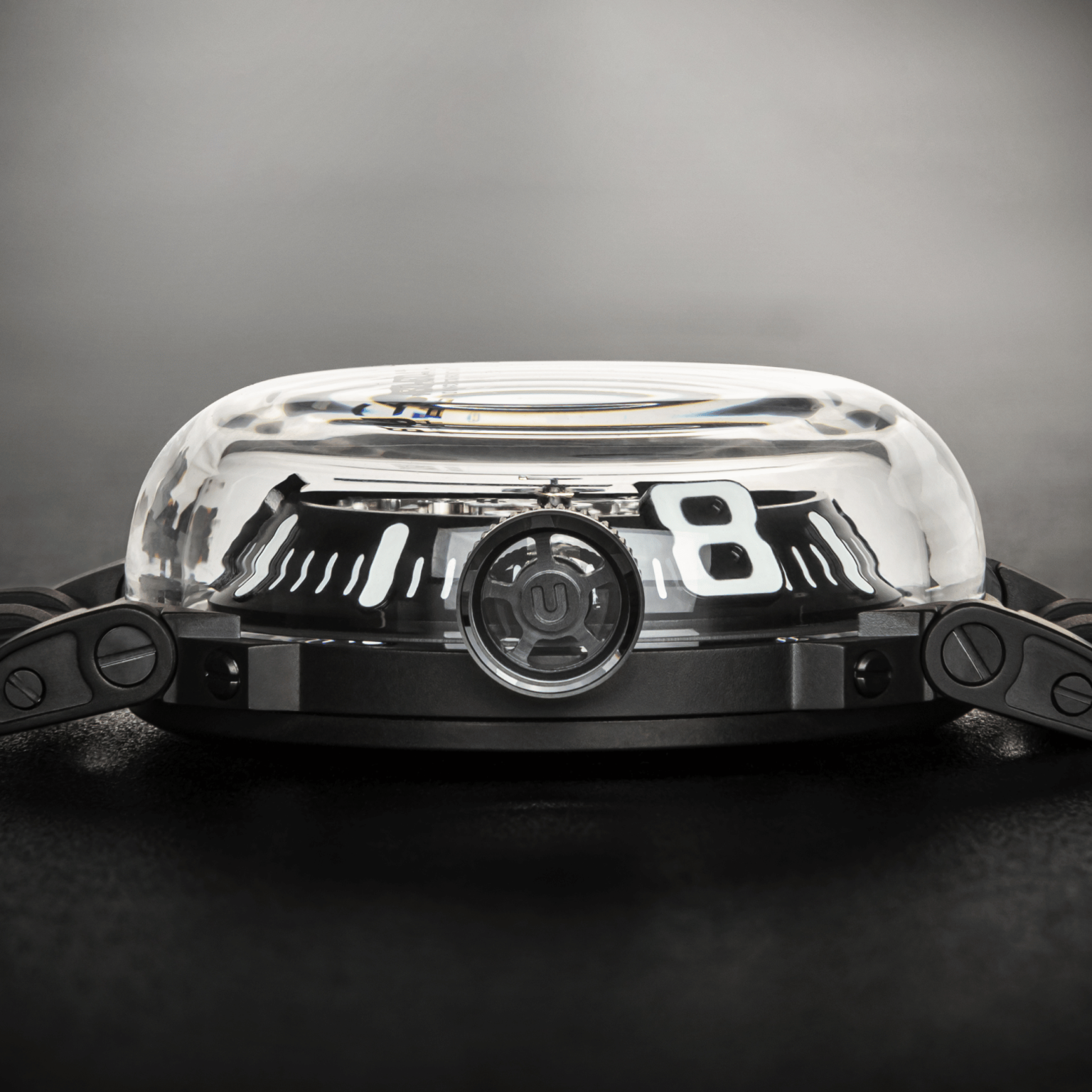 U-Boat Men's Watch 44mm U-65 Automatic Skeleton White