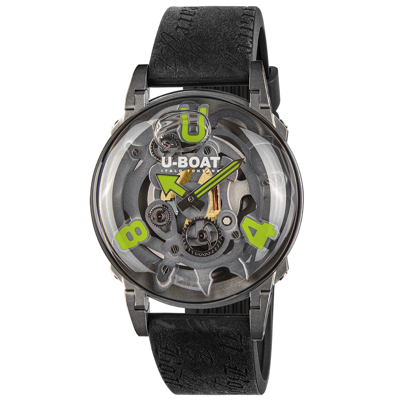 U-Boat U-65 Men’s Black Green Watch