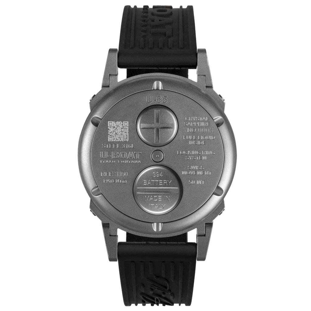 U-Boat U-65 Men’s Black Green Watch