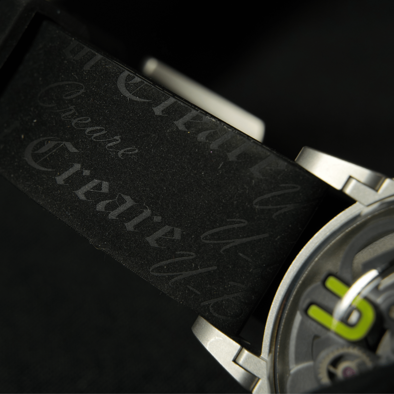 U-Boat U-65 Men’s Black Green Watch