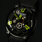 U-Boat U-65 Men's Black Green Watch