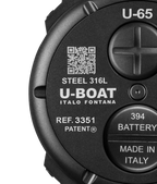U-Boat Men's Watch 44mm U-65 Black Green