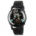 U-Boat U-65 Men's Turquoise Black PVD Watch