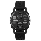 U-Boat U-65 Men's Turquoise Black PVD Watch