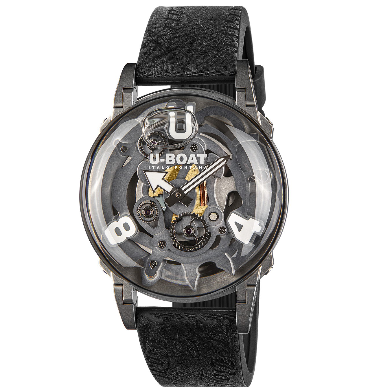 U-Boat U-65 Men's Grey Stainless Steel Watch