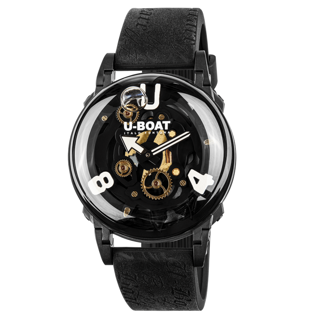 U-Boat Men's Watch 44mm U-65 Black PVD Stainless Steel