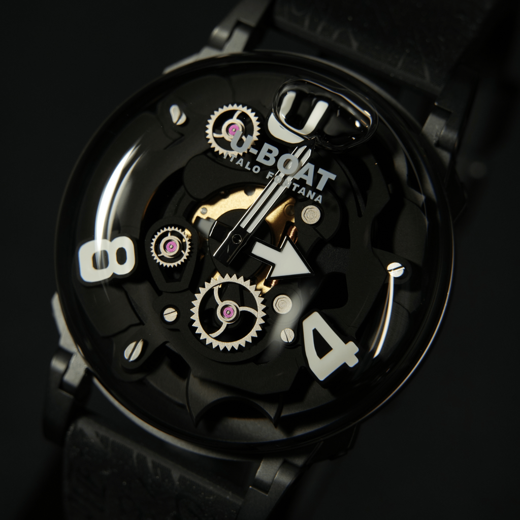 U-Boat U-65 Men's Black PVD Stainless Steel Watch