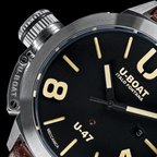 U-Boat Classico U-47 Men’s Black Brown Watch