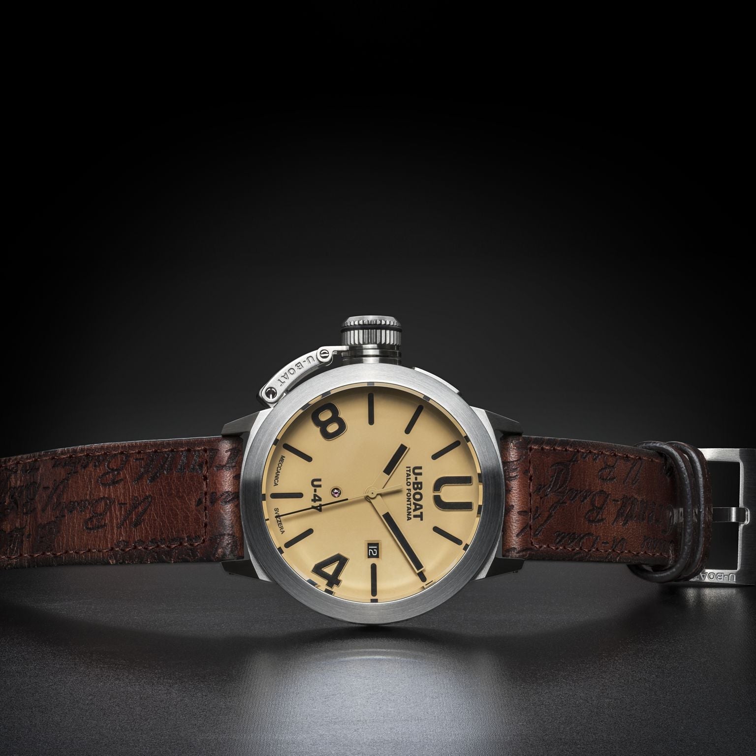 U-Boat Men’s Watch 47mm Classico U-47 Beige
