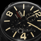 U-Boat Men’s Watch 45mm Capsoil Chronograph Oil Immersion Black