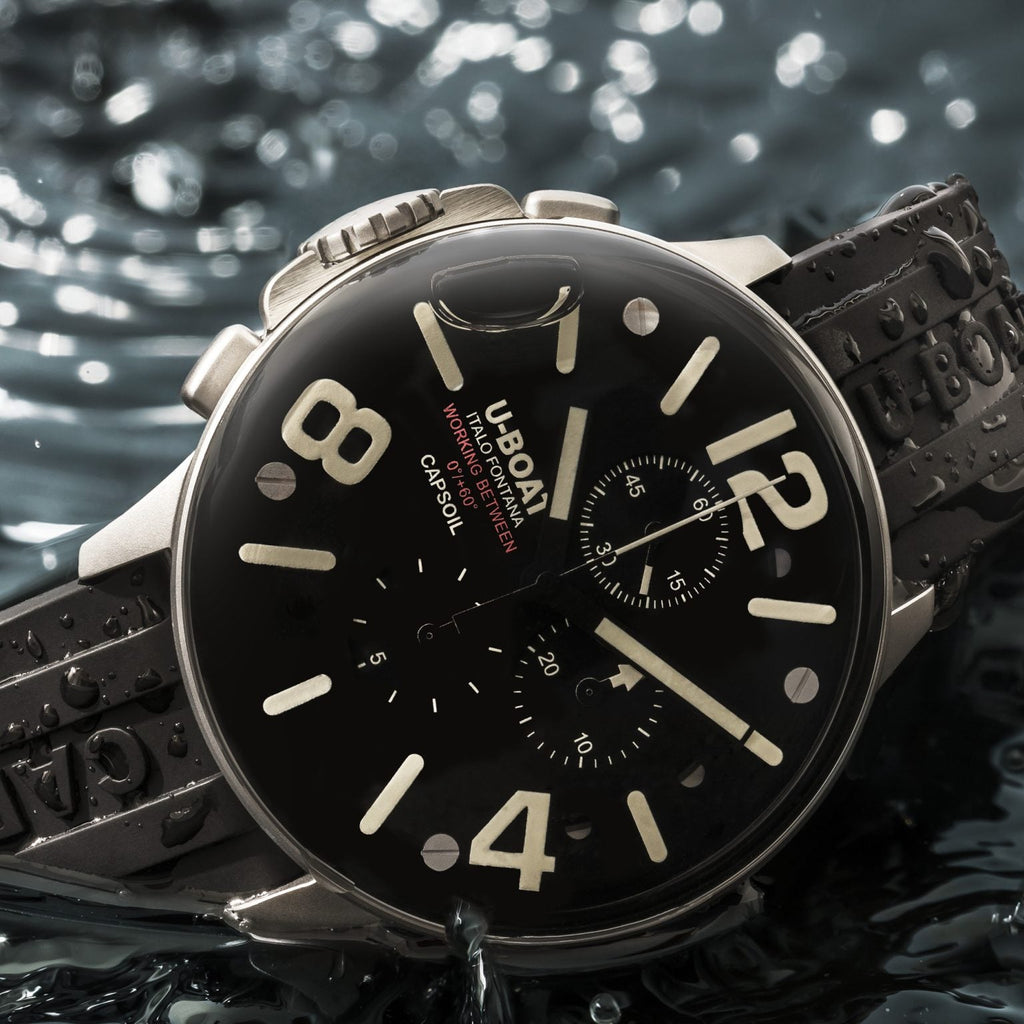 U-Boat Capsoil Chronograph Oil Immersion Men’s Black Watch