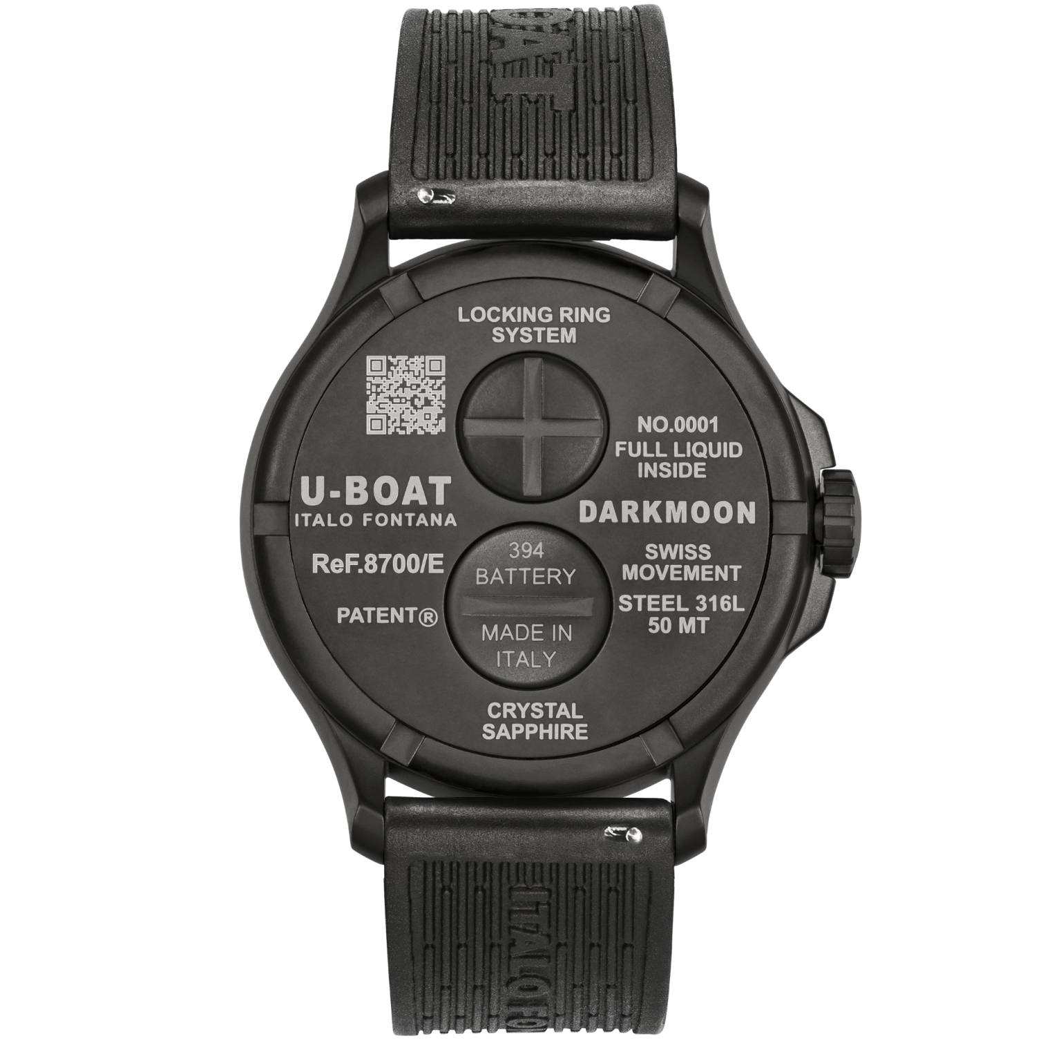 U-Boat Men’s Watch 47mm Darkmoon Oil Immersion Blue