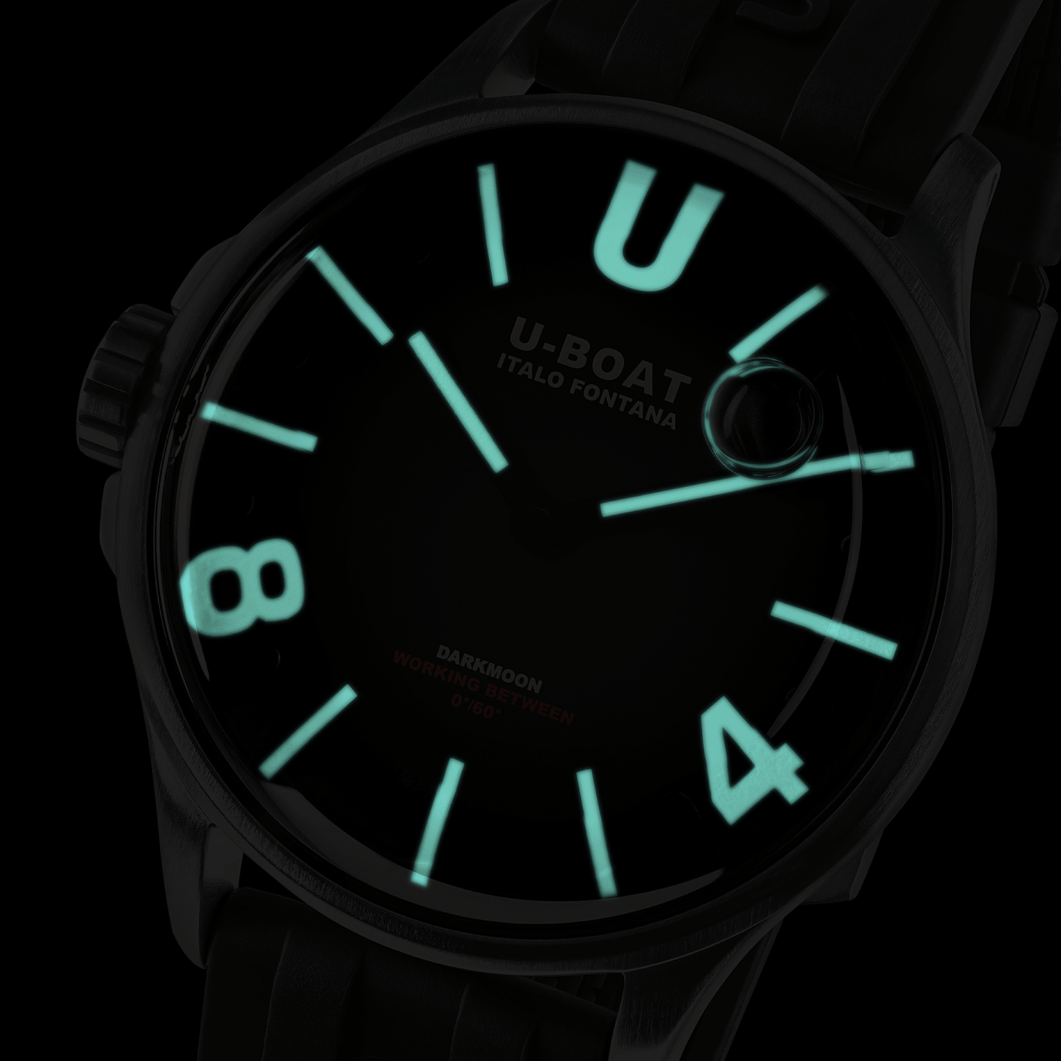 U-Boat Men’s Watch 42mm Darkmoon Oil Immersion Black