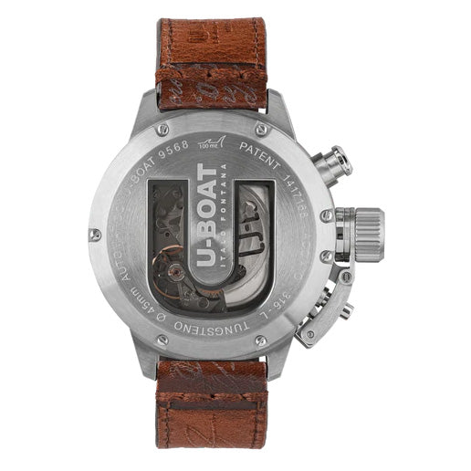 U-Boat Classico 45 Tungsten Chronograph Men’s Beige Brown Watch