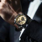 U-Boat Classico 45 Tungsten Chronograph Men’s Beige Brown Watch