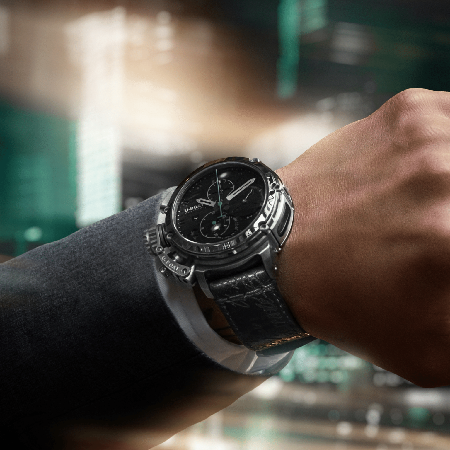 U-Boat Men’s Watch 46mm Chimera Chronograph Black