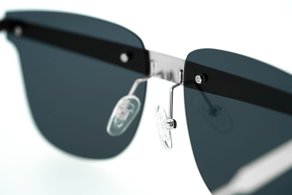 United Nude Sunglasses D-Frame Silver and Grey
