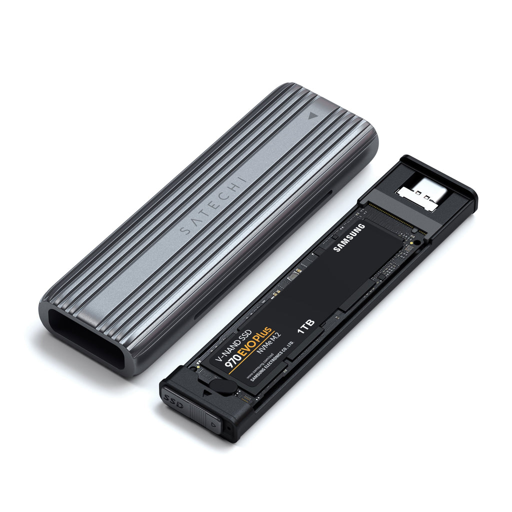 USB-C NVMe- und SATA-SSD-Gehäuse