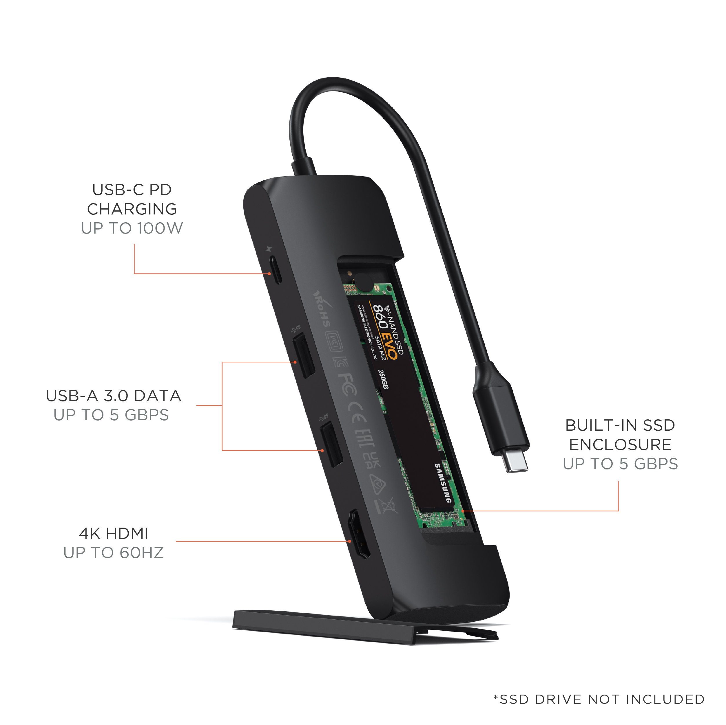 USB-C Hybrid-Multiport-Adapter