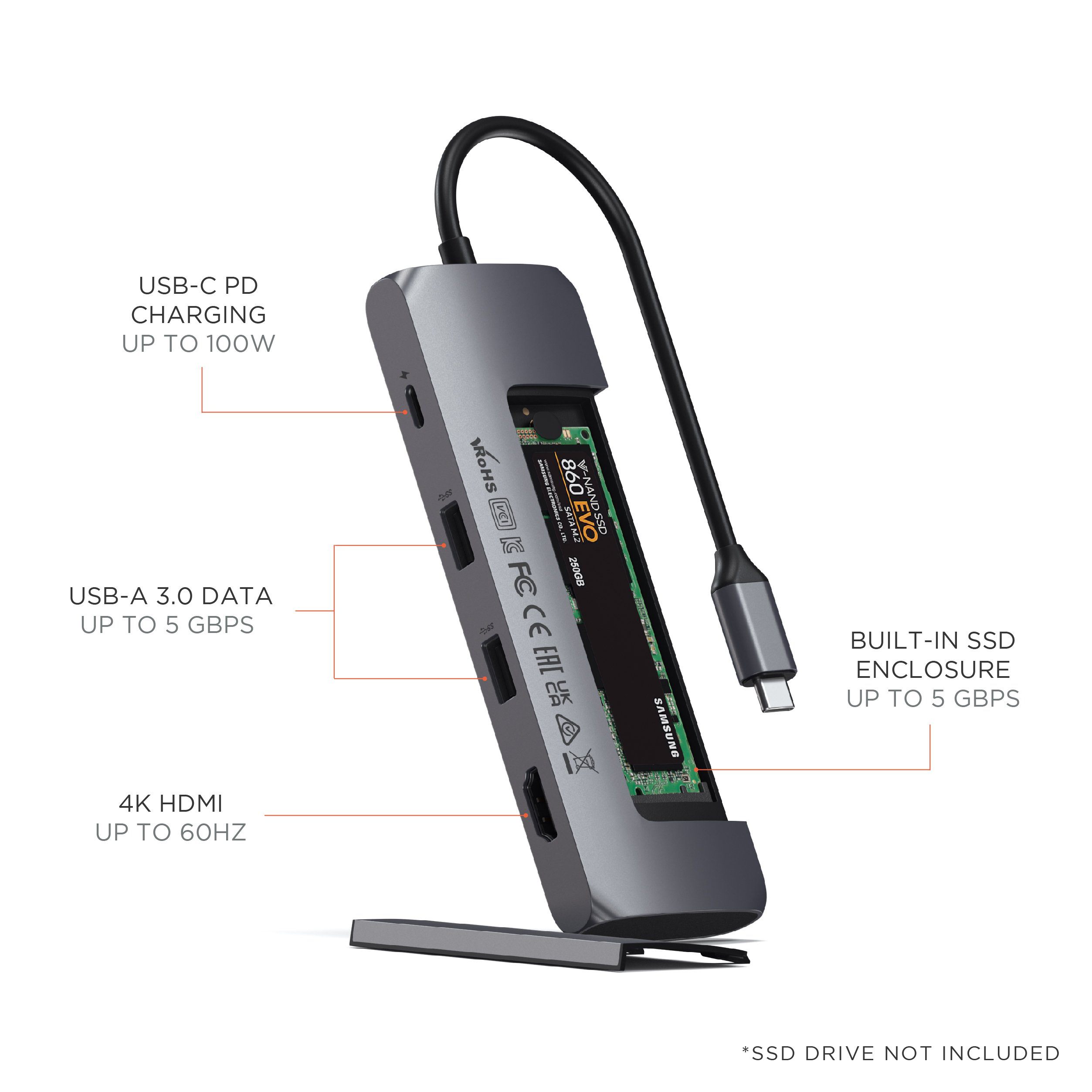 USB-C Hybrid-Multiport-Adapter