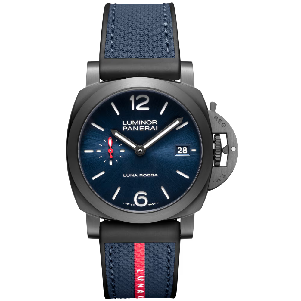 Luminor Quaranta Steel DLC Luna Rossa