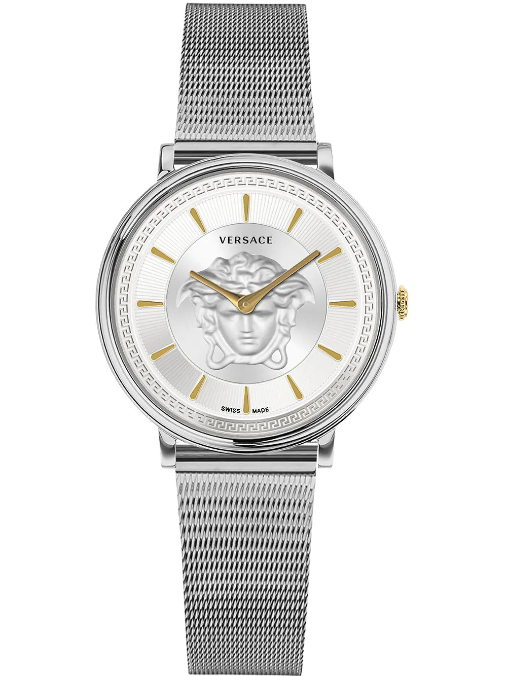 Versace Ladies Watch V-Circle 38mm Silver