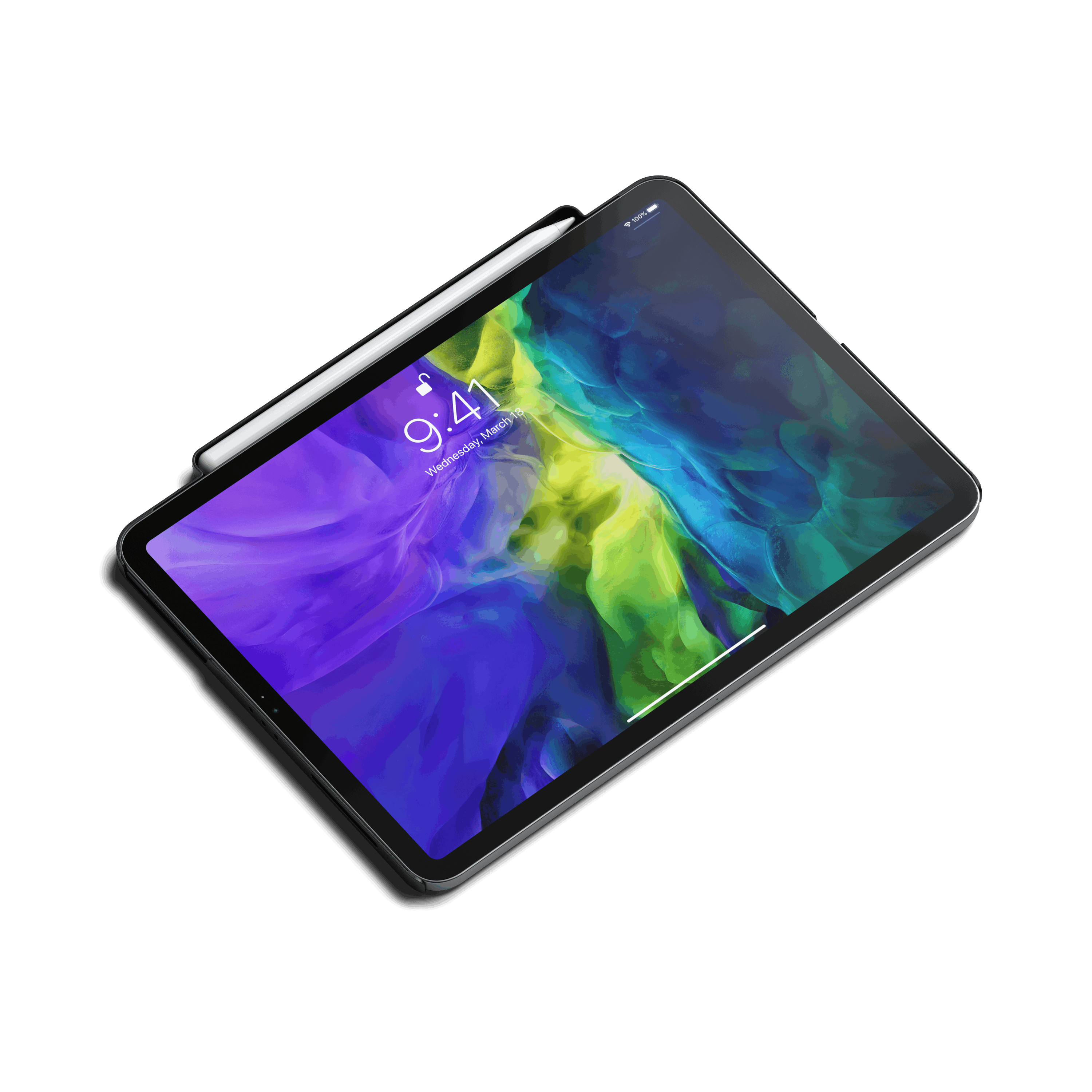 Magnetische Vegan-Leder Hülle für iPad Pro