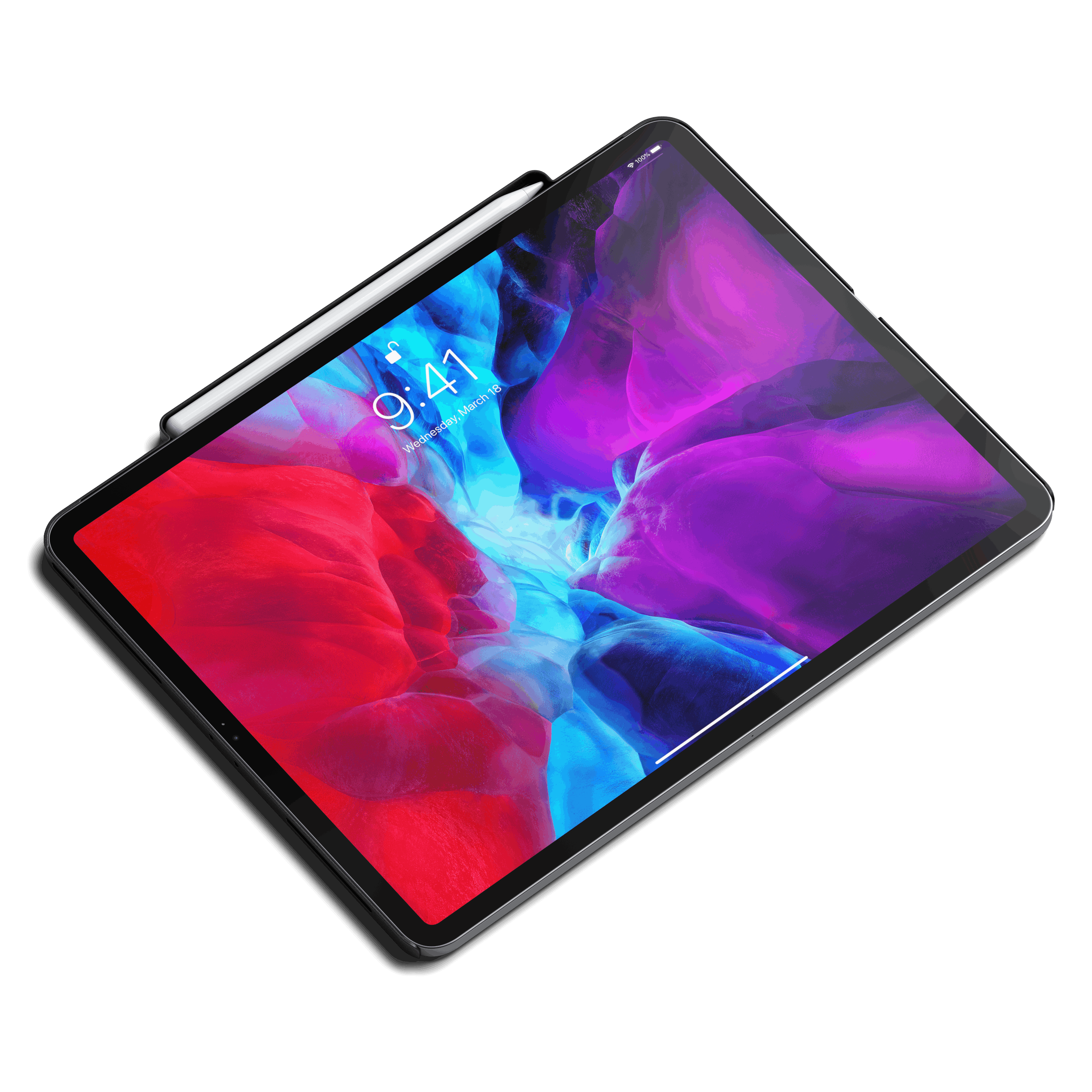 Magnetische Vegan-Leder Hülle für iPad Pro