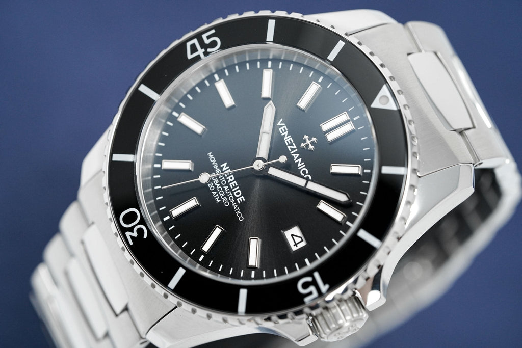 Venezianico Automatic Watch Nereide Canova Bracelet Black