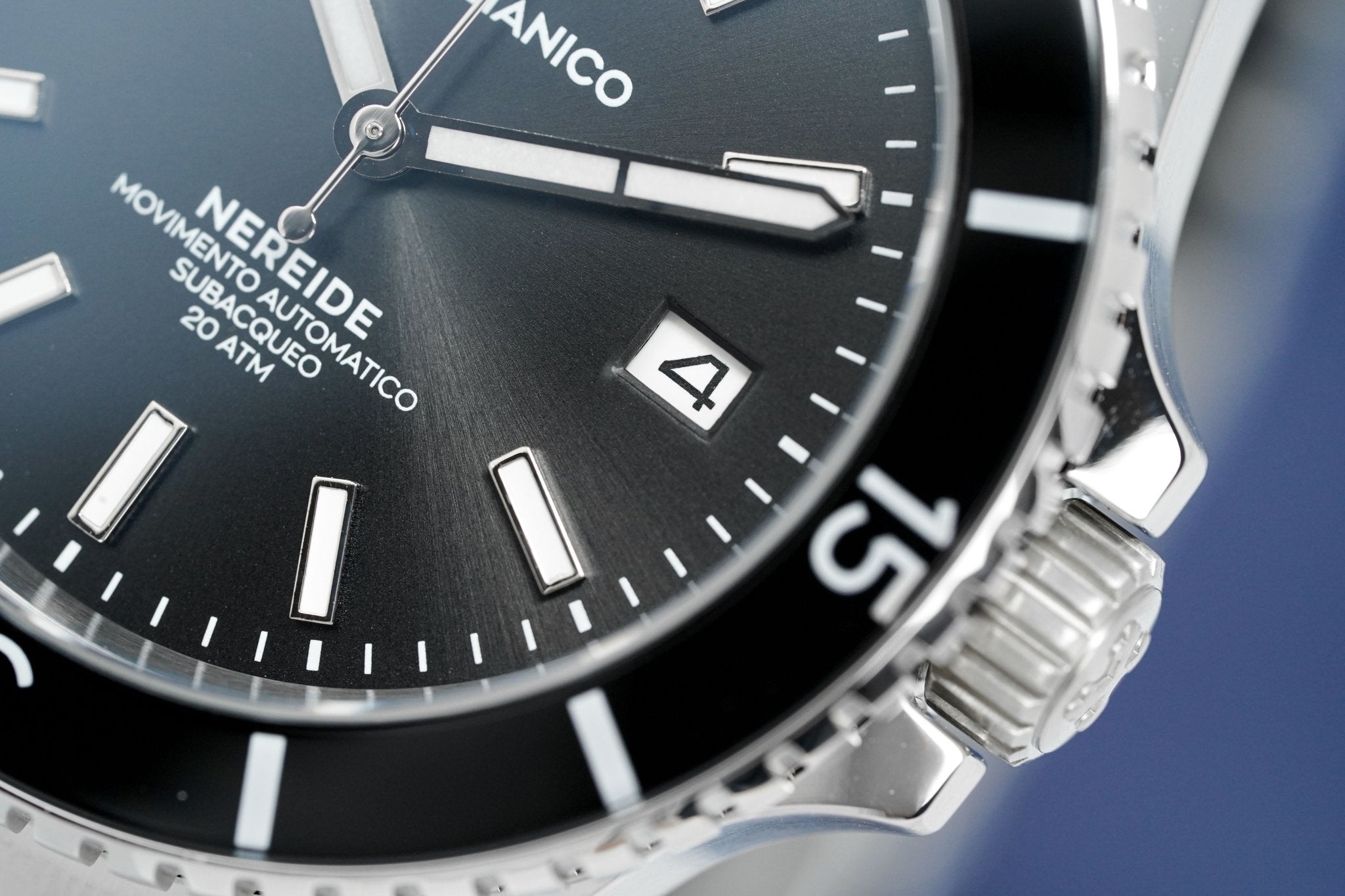 Venezianico Automatic Watch Nereide Canova Bracelet Black