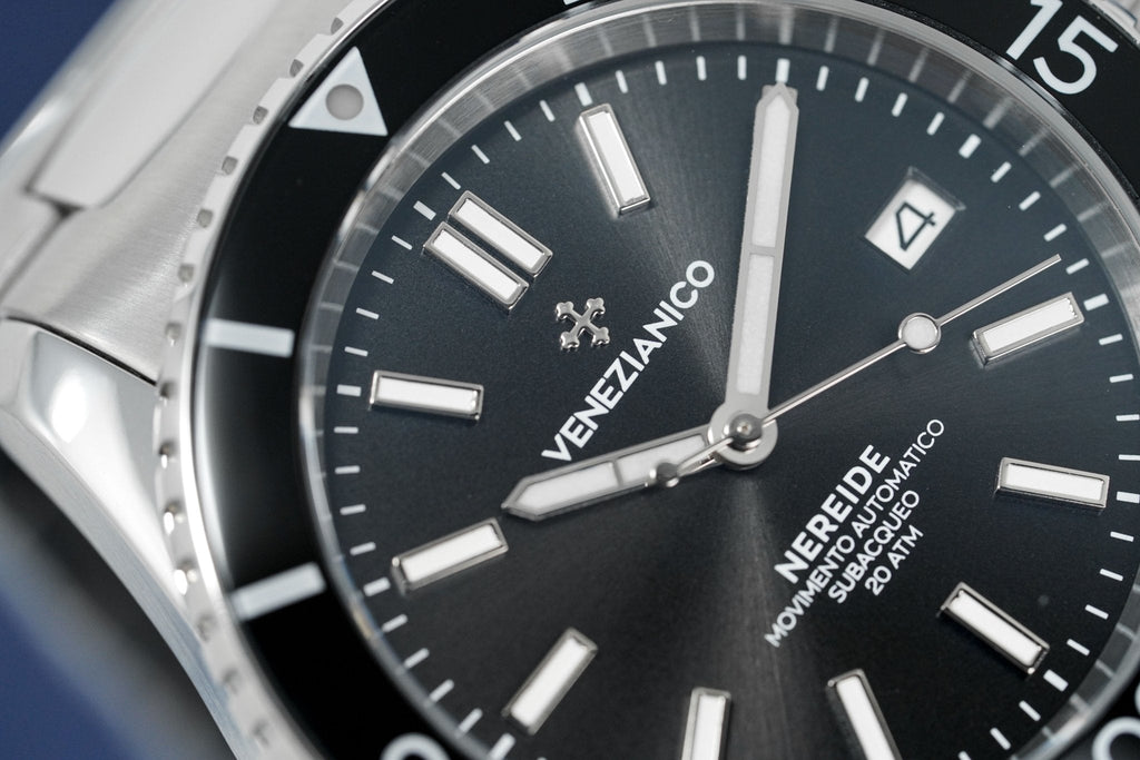 Venezianico Automatic Watch Nereide Canova Bracelet Black