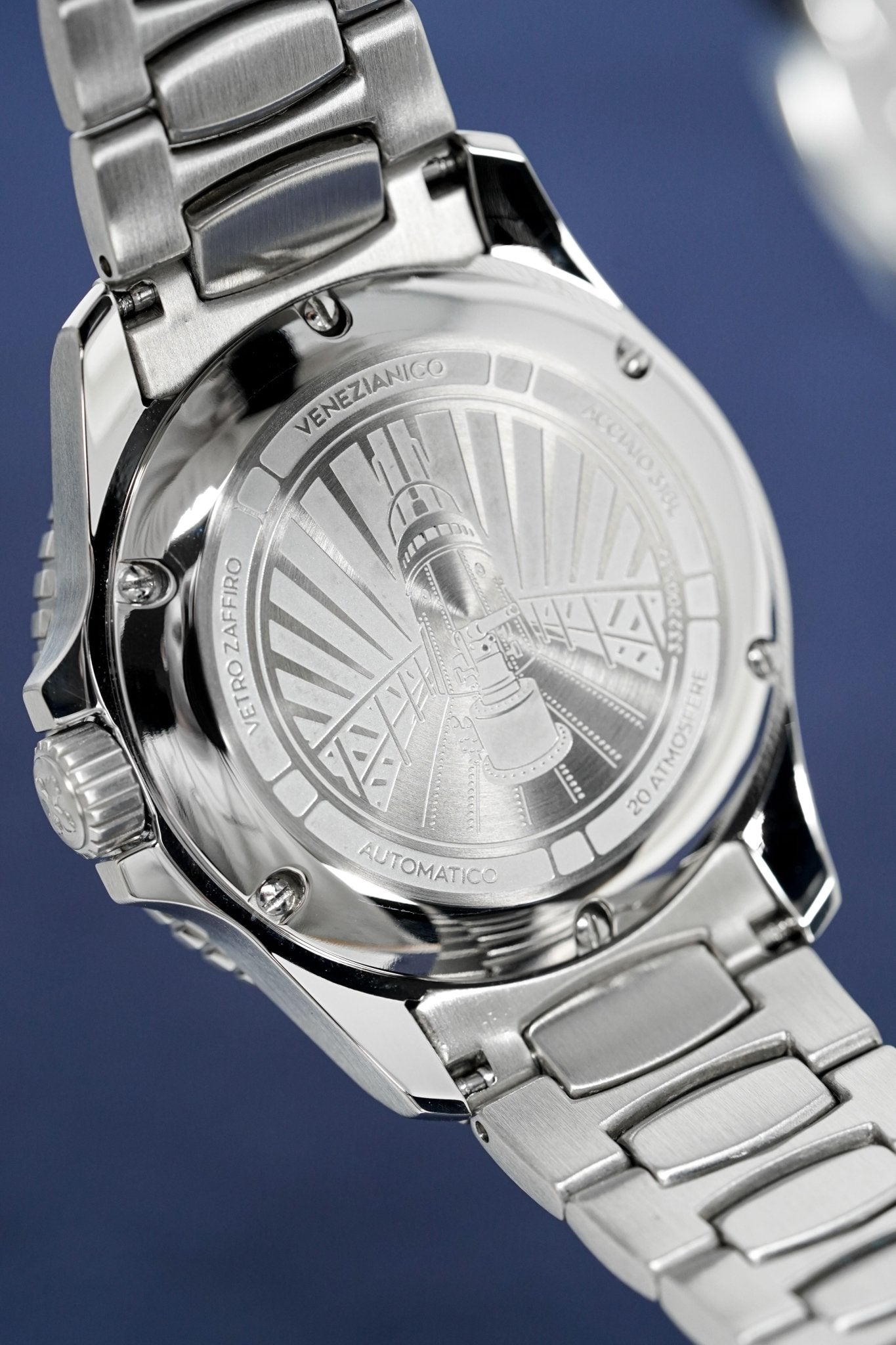 Venezianico Automatic Watch Nereide Canova Bracelet Black