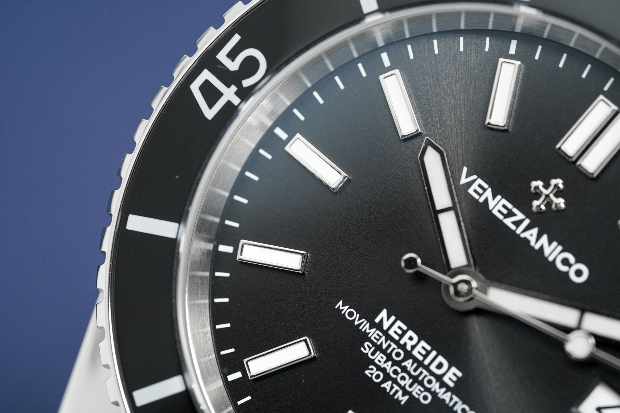 Venezianico Automatic Watch Nereide Canova Bracelet Black