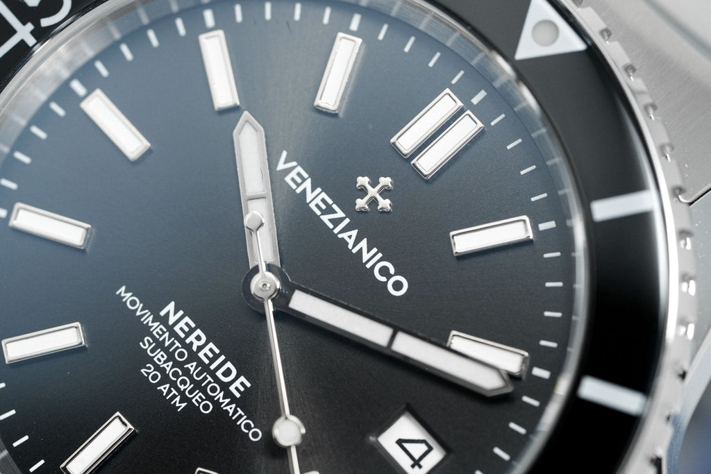 Venezianico Automatic Watch Nereide Canova Bracelet Black